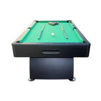 Premium 7FT Black Billiards Game Room Table For Home With Cue Sticks And Billiard Balls (SAK58210) - Photo 4