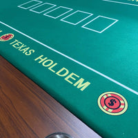 Luxury 96-Inch Gaming Table With LED Lights, Durable Velvet Surface, And Sturdy Pedestal Base (SAK92853) - Photo 8