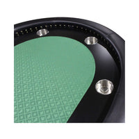 96-Inch Premium 10-Player Poker Table With Cup Holders And Chip Tray (SAK16495) - Photo 6