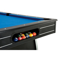 7 Ft Blue Top Pool Table with 2 Cues and Billiard Balls - Photo 4