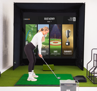 SimBox Golf Simulator Enclosure - 7 sizes, Pro + Impact Screen and Frame INCLUDES FREE SIDE BARRIERS - Photo 3