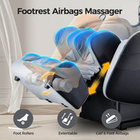 Bosscare Full Body 3D Zero Gravity Shiatsu Recline Massage Chair With Waist Heating (SAK37215) - Photo 9
