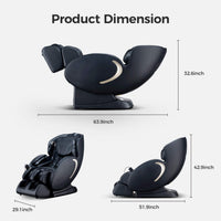 Bosscare Full Body 3D Zero Gravity Shiatsu Recliner Massage Chair With App (SAK32840) - Photo 10