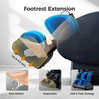 Bosscare Full Body 3D Zero Gravity Shiatsu Recliner Massage Chair With App (SAK32840) - Photo 8