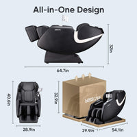 Bosscare Full Body Zero Gravity Shiatsu Recliner Massage Chair With AI Voice & App Control (SAK52960) - Photo 5
