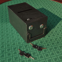 Modern 96-Inch Wooden Poker Table With U Shape Legs, Drop Box And Chips Tray (SAK83109) - Photo 6