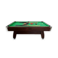 8FT Modern Green Felt Billiard Pool Table With Automatic Ball Return And Accessories Kit (SAK24870) - Photo 4