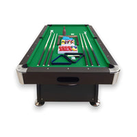 8FT Modern Green Felt Billiard Pool Table With Automatic Ball Return And Accessories Kit (SAK24870) - Photo 3
