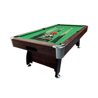 8FT Modern Green Felt Billiard Pool Table With Automatic Ball Return And Accessories Kit (SAK24870) - Photo 1