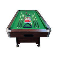 8FT Modern Green Felt Billiard Pool Table With Automatic Ball Return And Accessories Kit (SAK24870) - Photo 7