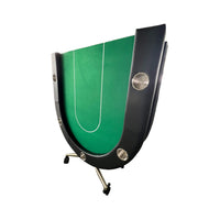 Premium 94-Inch Foldable 10-Player Poker Table With Wheels (SAK43087) - Photo 4
