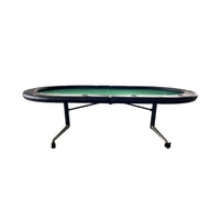 Premium 94-Inch Foldable 10-Player Poker Table With Wheels (SAK43087) - Photo 3