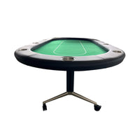 Premium 94-Inch Foldable 10-Player Poker Table With Wheels (SAK43087) - Photo 5