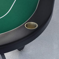 Premium 96-Inch Aura Oval Poker Table With Cup Holders, Chips Tray And Drop Box (SAK31045) - Photo 7