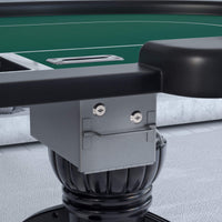 Premium 96-Inch Aura Oval Poker Table With Cup Holders, Chips Tray And Drop Box (SAK31045) - Photo 6