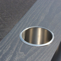 Premium 96-Inch Oval Poker Table With Racetrack And Chips Tray (SAK66823) - Photo 6