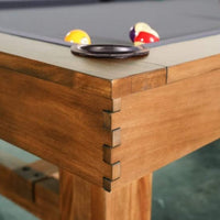 8FT Premium Professional Presli Slate Native Acacia Solid Wood Billiard Pool Table With Custom Table Cloth (SAK90428) - Photo 8