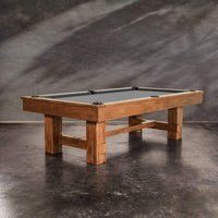 8FT Premium Professional Presli Slate Native Acacia Solid Wood Billiard Pool Table With Custom Table Cloth (SAK90428) - Photo 5