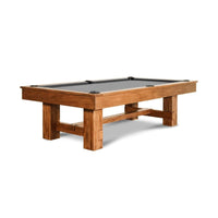 8FT Premium Professional Presli Slate Native Acacia Solid Wood Billiard Pool Table With Custom Table Cloth (SAK90428) - Photo 1