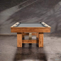 8FT Premium Professional Presli Slate Native Acacia Solid Wood Billiard Pool Table With Custom Table Cloth (SAK90428) - Photo 6