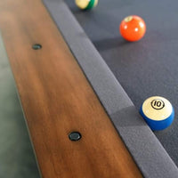 8FT Premium Professional Presli Slate Native Acacia Solid Wood Billiard Pool Table With Custom Table Cloth (SAK90428) - Photo 10
