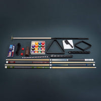 8FT Premium Professional Regal Slate Modern Graphite Solid Wood Billiard Pool Table Wtih Custom Table Cloth (SAK64029) - Photo 10