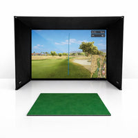 SimBox Golf Simulator Enclosure - 7 sizes, Pro + Impact Screen and Frame INCLUDES FREE SIDE BARRIERS - Photo 2